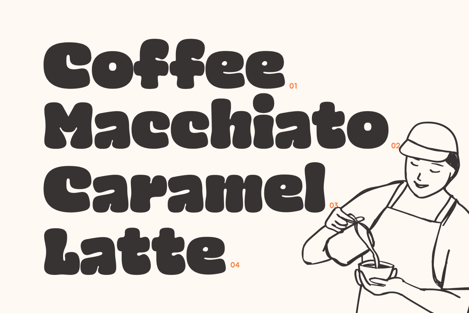 Mocha Mochi - Fat Fancy Display Font — image 11