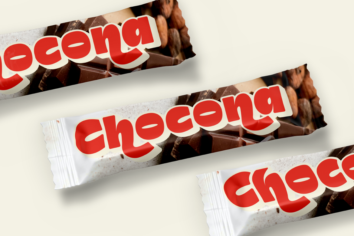 Mochilo Outline Chunky Food Display Font — image 8