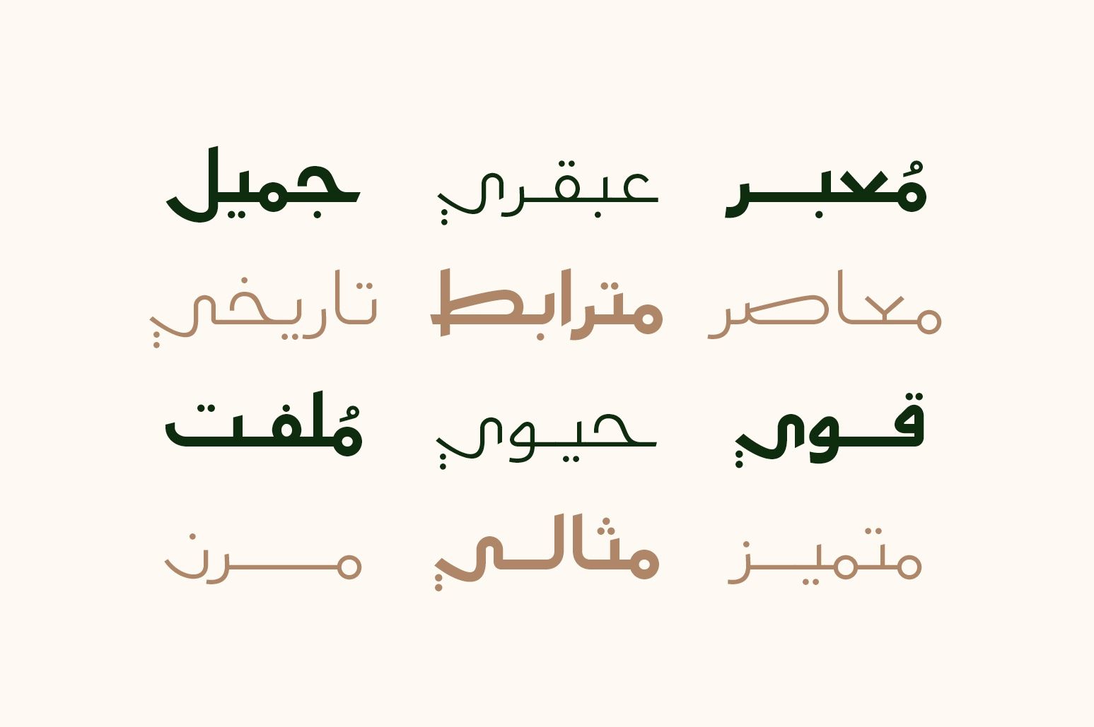 Moltaqa - Arabic Typeface — image 8