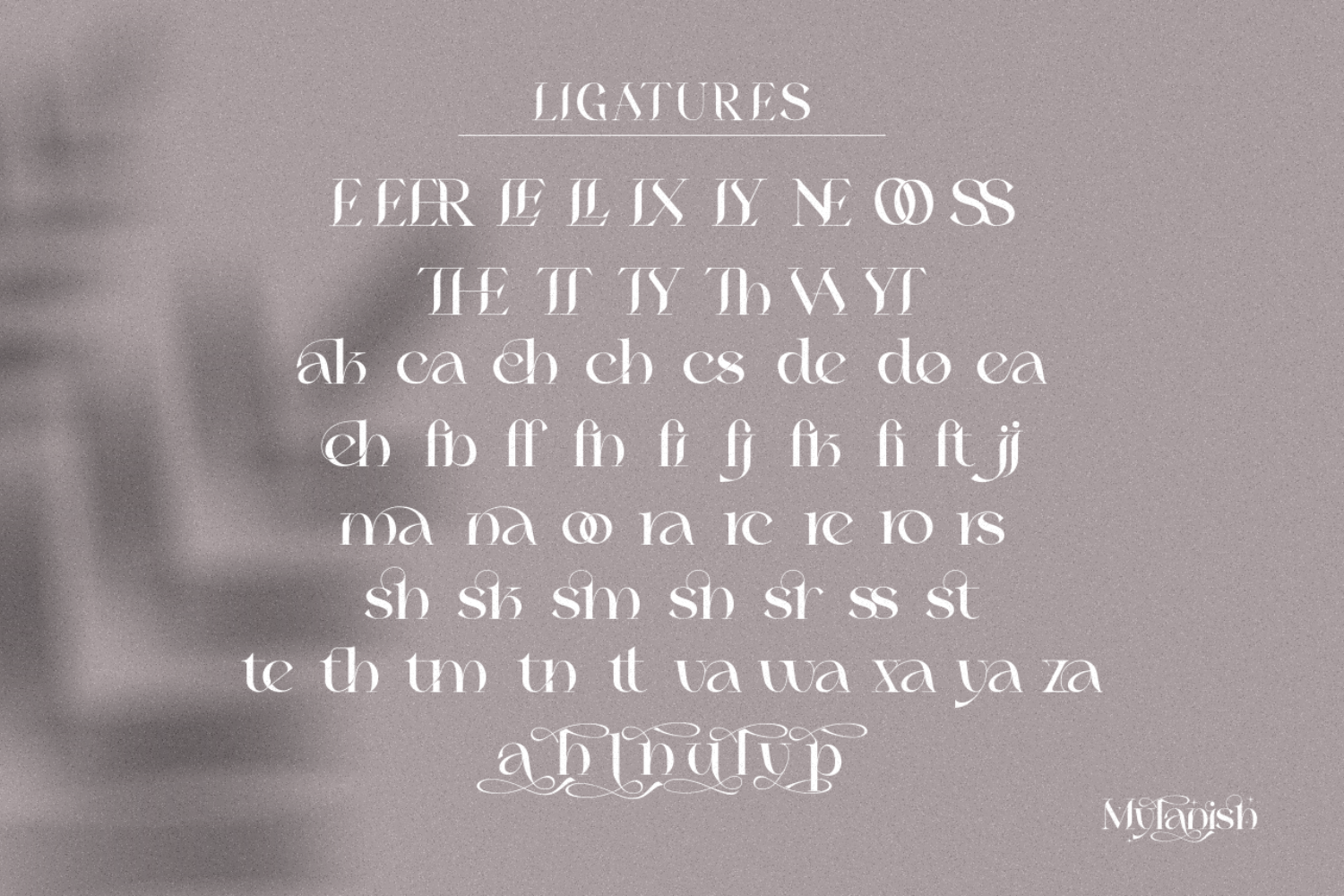 Mylanish _ unique modern typeface — image 10