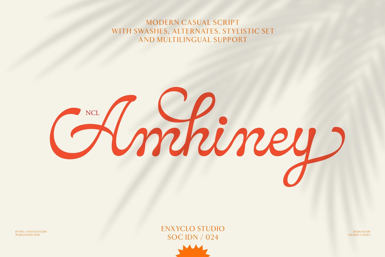 Amhiney — Elegant Script Calligraphy Font — image 1