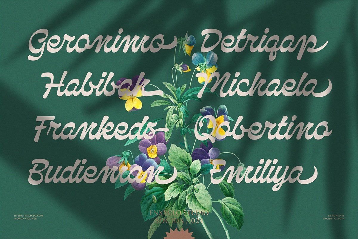 Qanproy Woldriug — Elegant Script Calligraphy Font — image 10