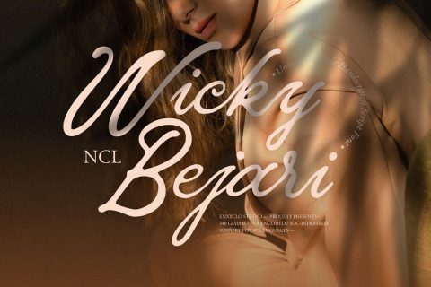 Wicky Bejari — Elegant Script Calligraphy Font