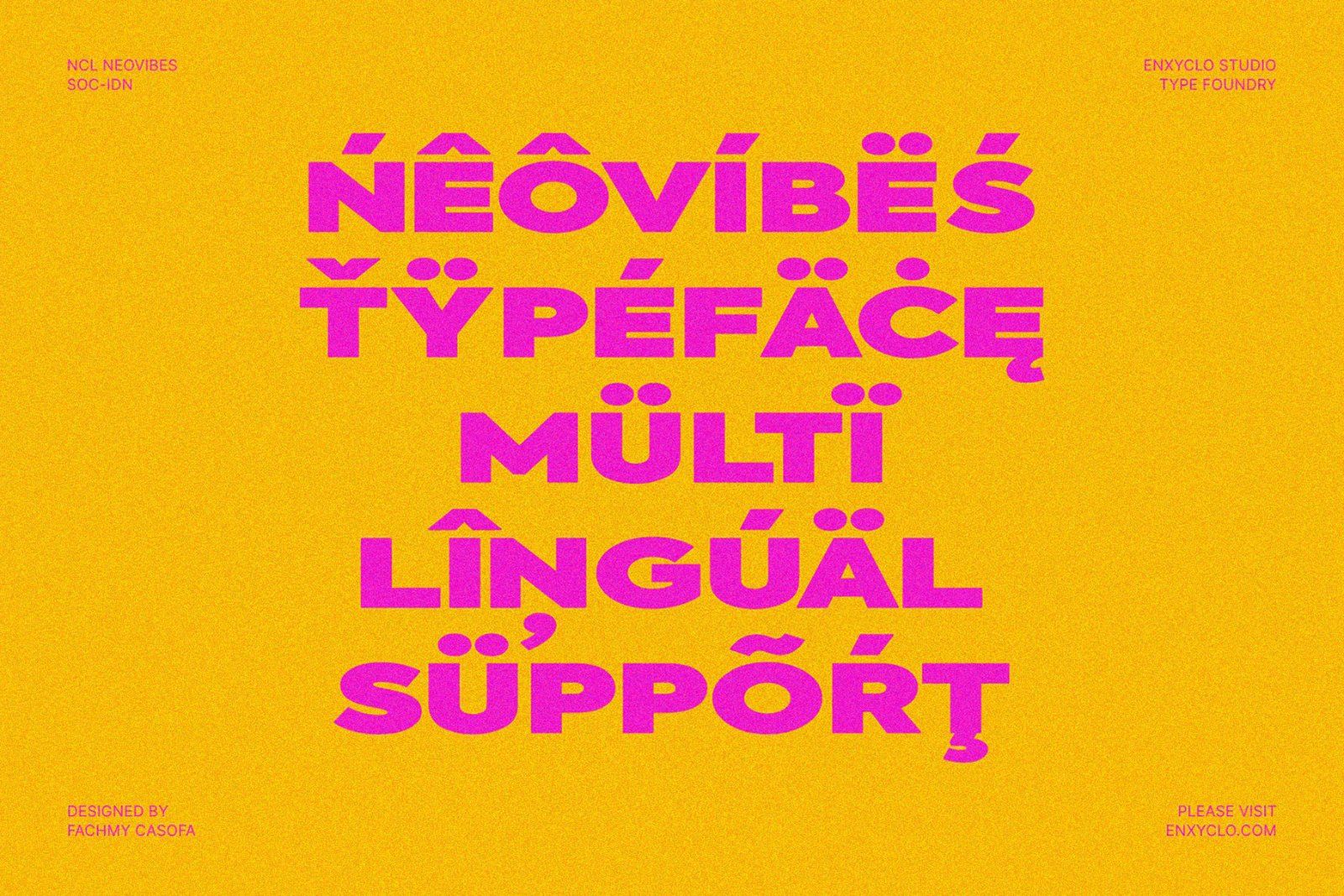 Neovibes - Bold Expanded Sans Font — image 10
