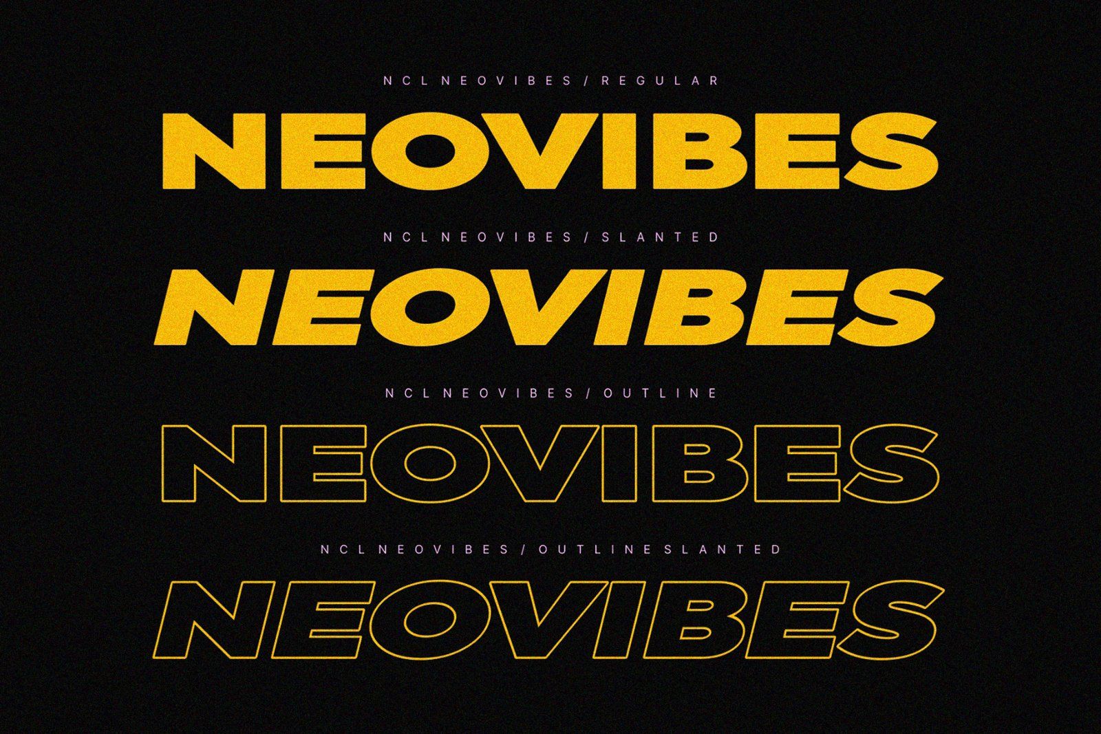 Neovibes - Bold Expanded Sans Font — image 8