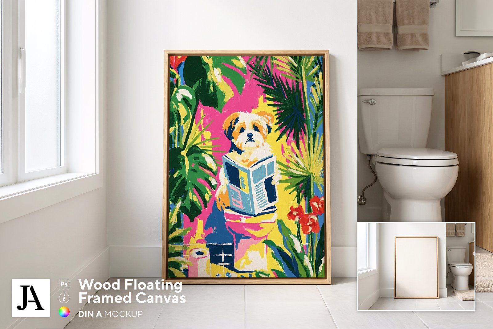 Wooden Framed Canvas | DIN A PSD — image 1