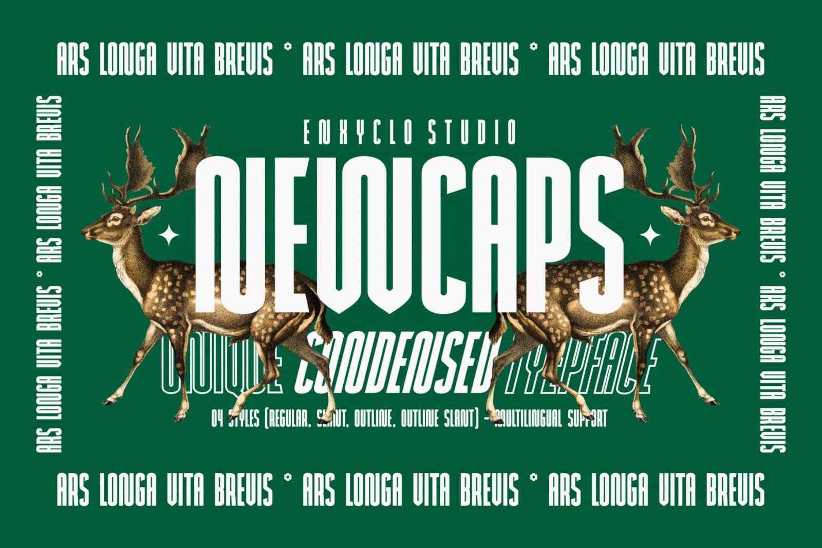 Newcaps - Modern Logo Font — image 1