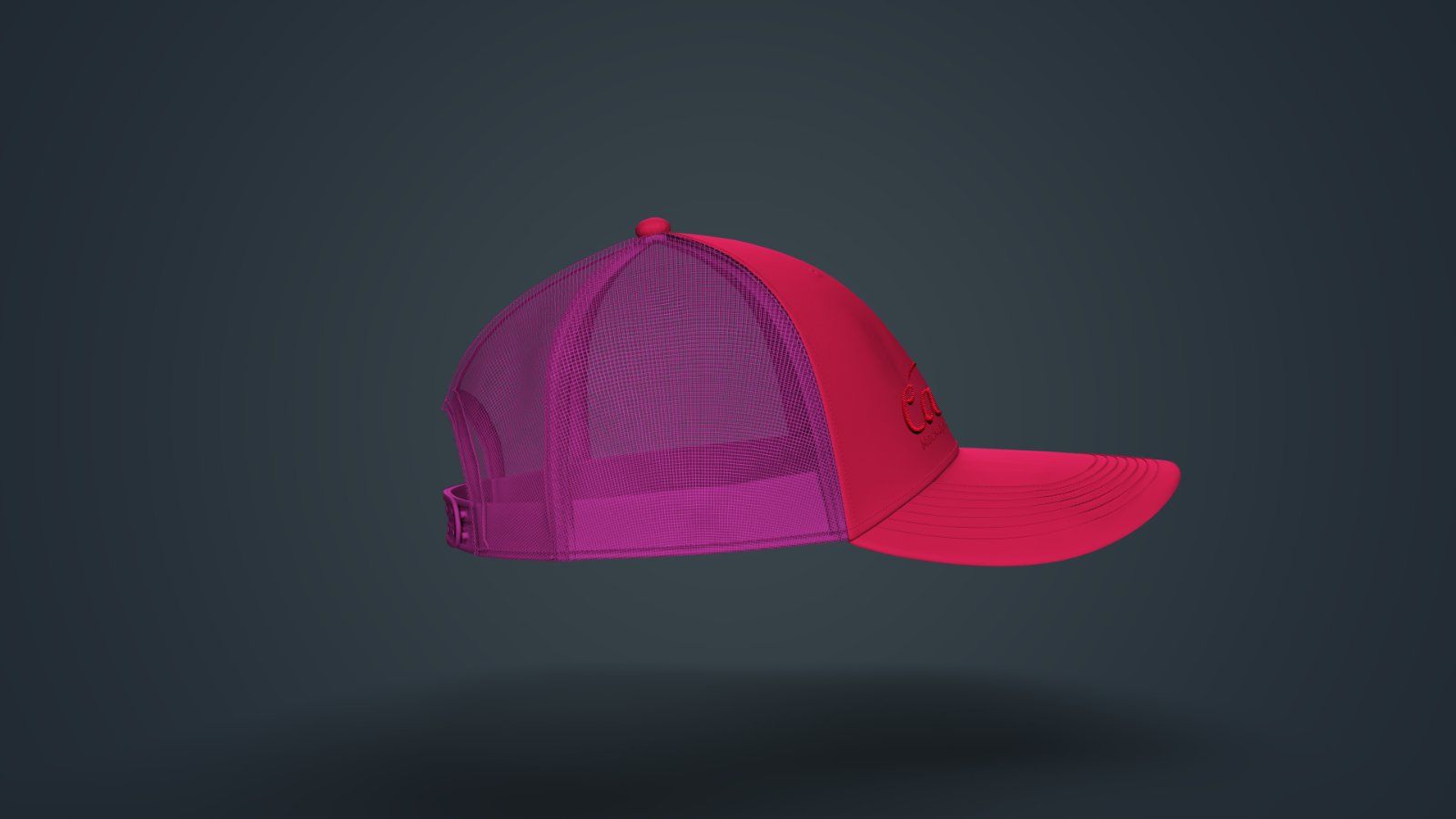 Trucker Cap Mockup – Mesh Snapback Hat, 7 PSD Files — image 8