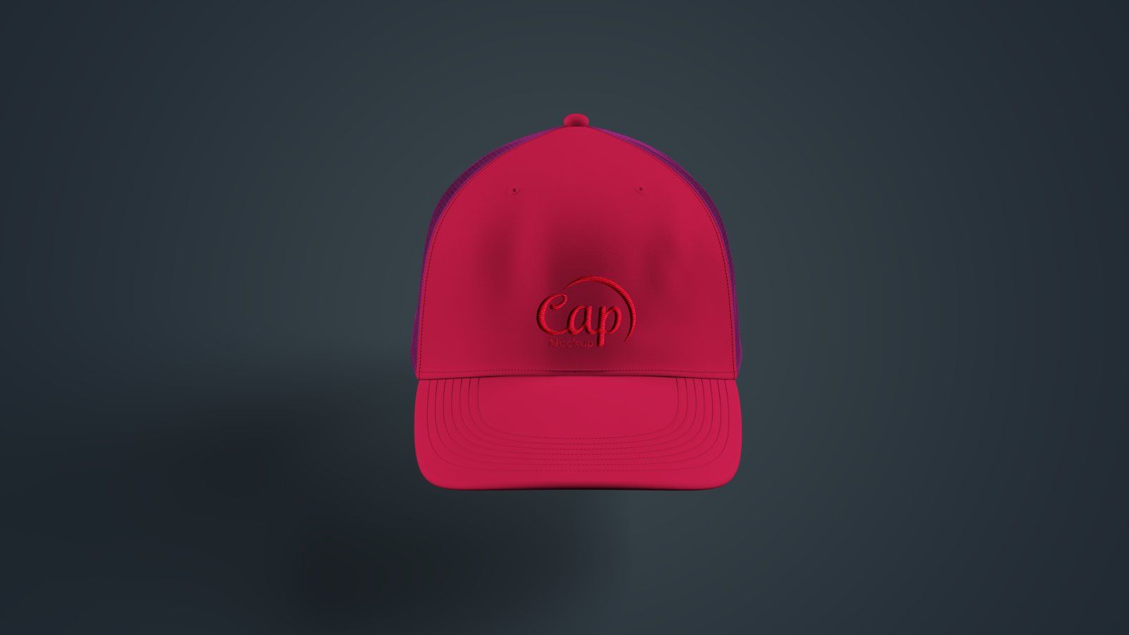 Trucker Cap Mockup – Mesh Snapback Hat, 7 PSD Files — image 6