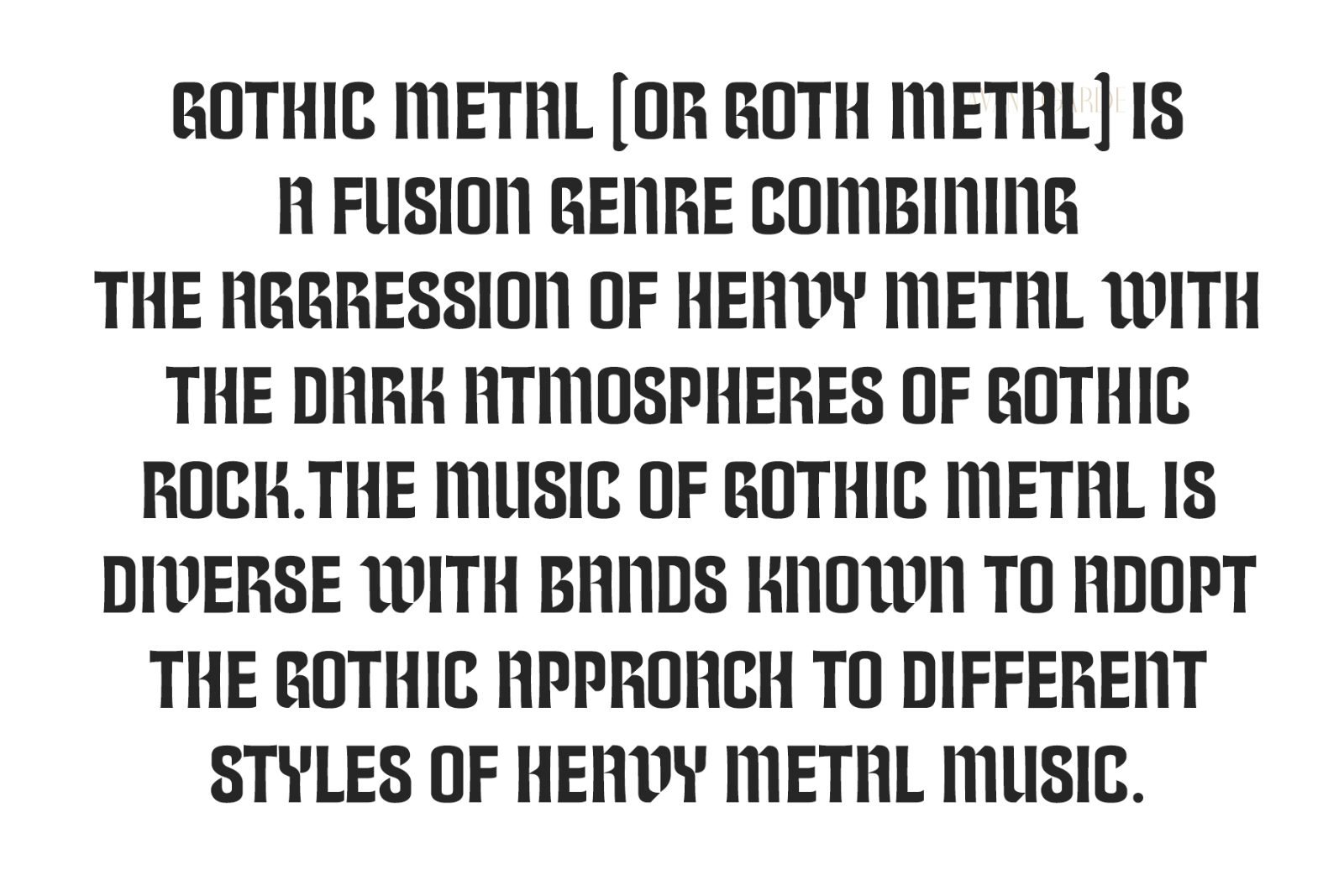 Sigrid: Semi-Gothic Stencil Font — image 3