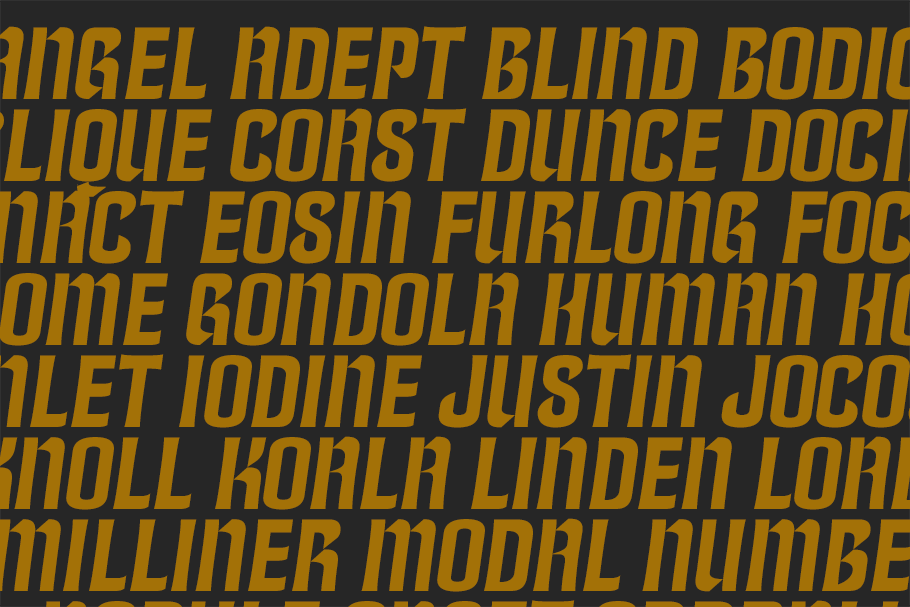 Sigrid: Semi-Gothic Stencil Font — image 4