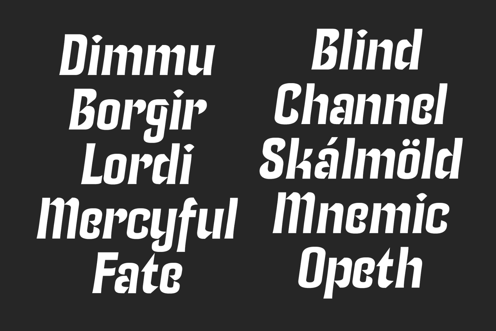 Sigrid: Semi-Gothic Stencil Font — image 8