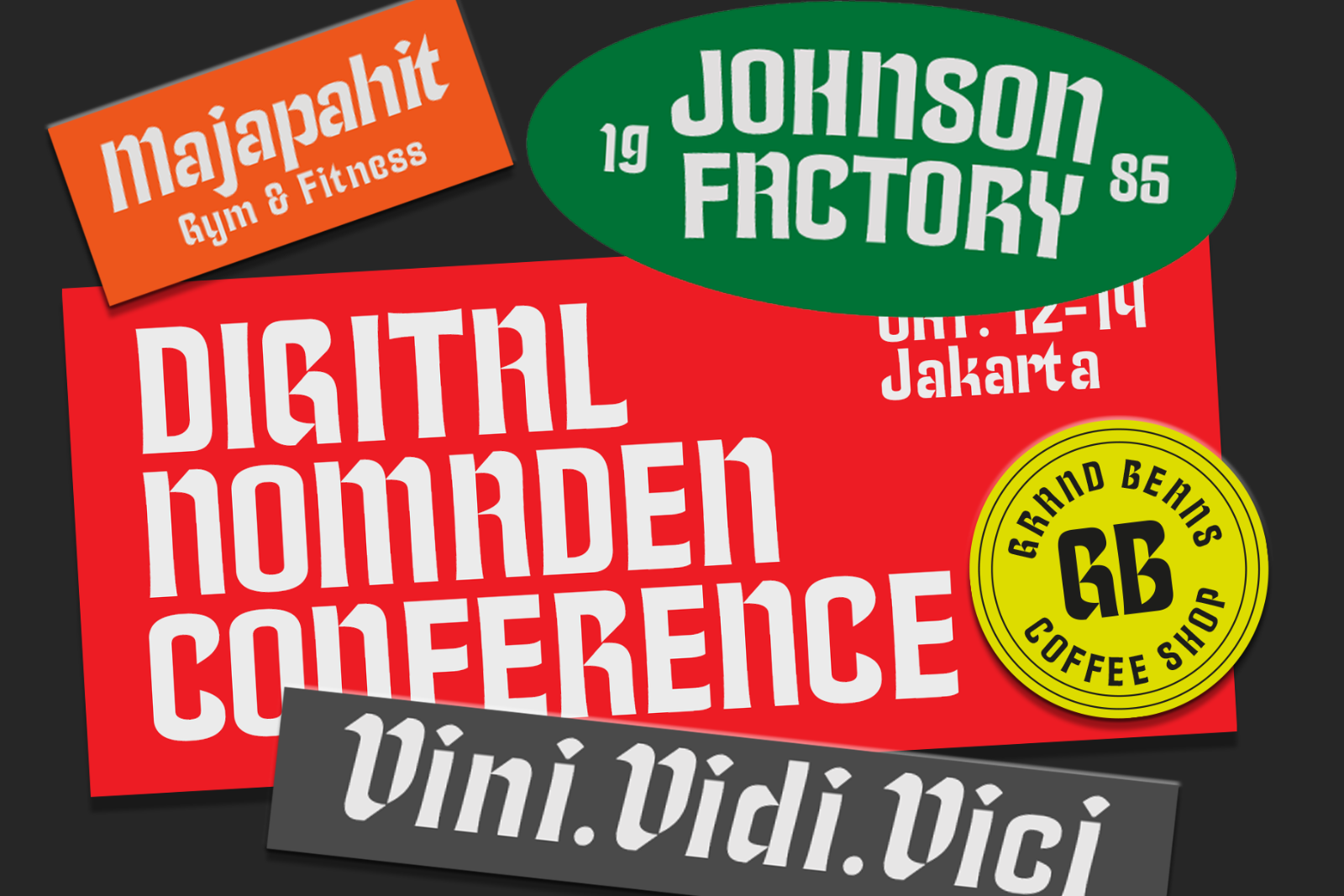 Sigrid: Semi-Gothic Stencil Font — image 7