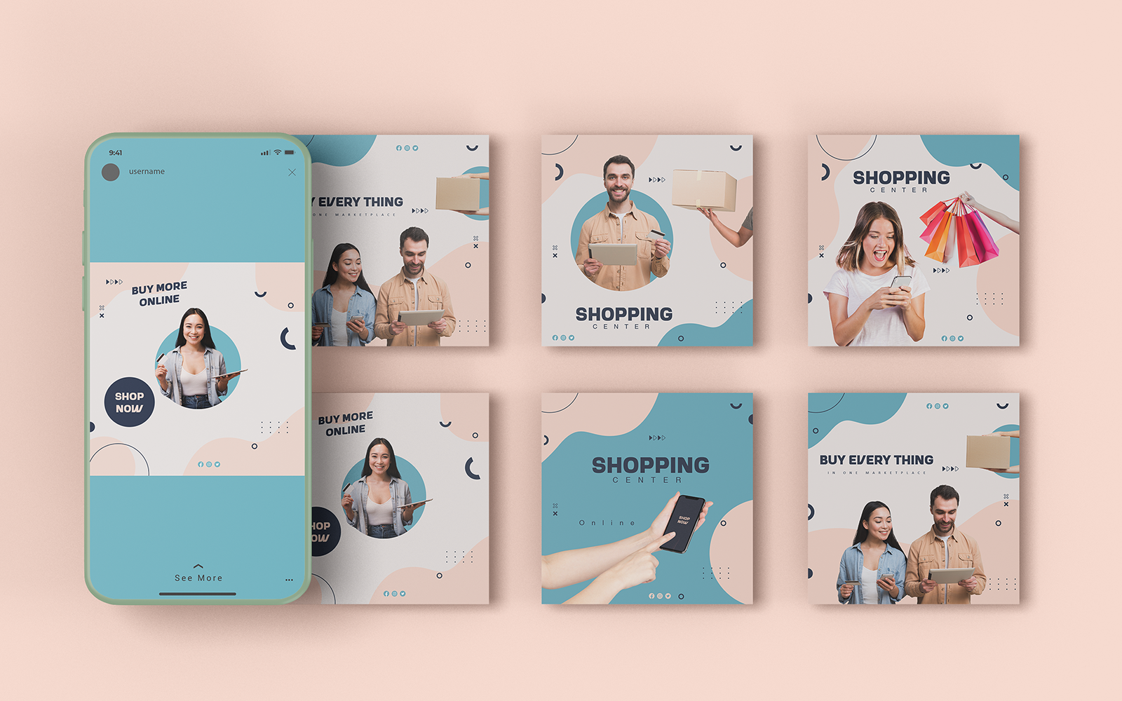 Online Shopping-Social Media Template-014-22 — image 1