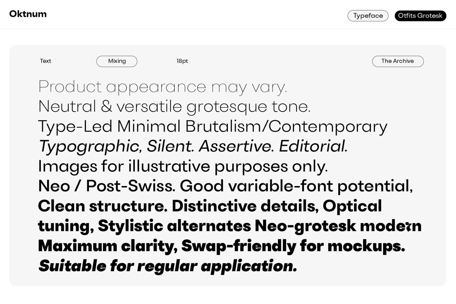 Otfits Grotesk Display — image 11