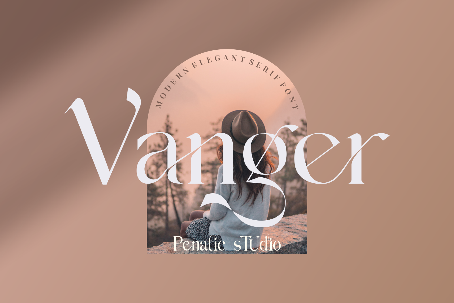 Vanger _ modern serif font — image 1