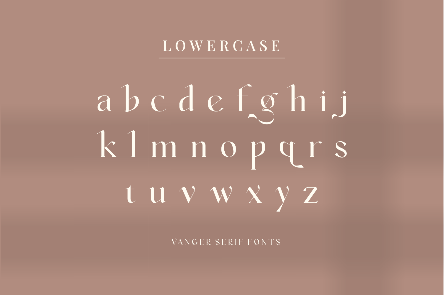 Vanger _ modern serif font — image 7