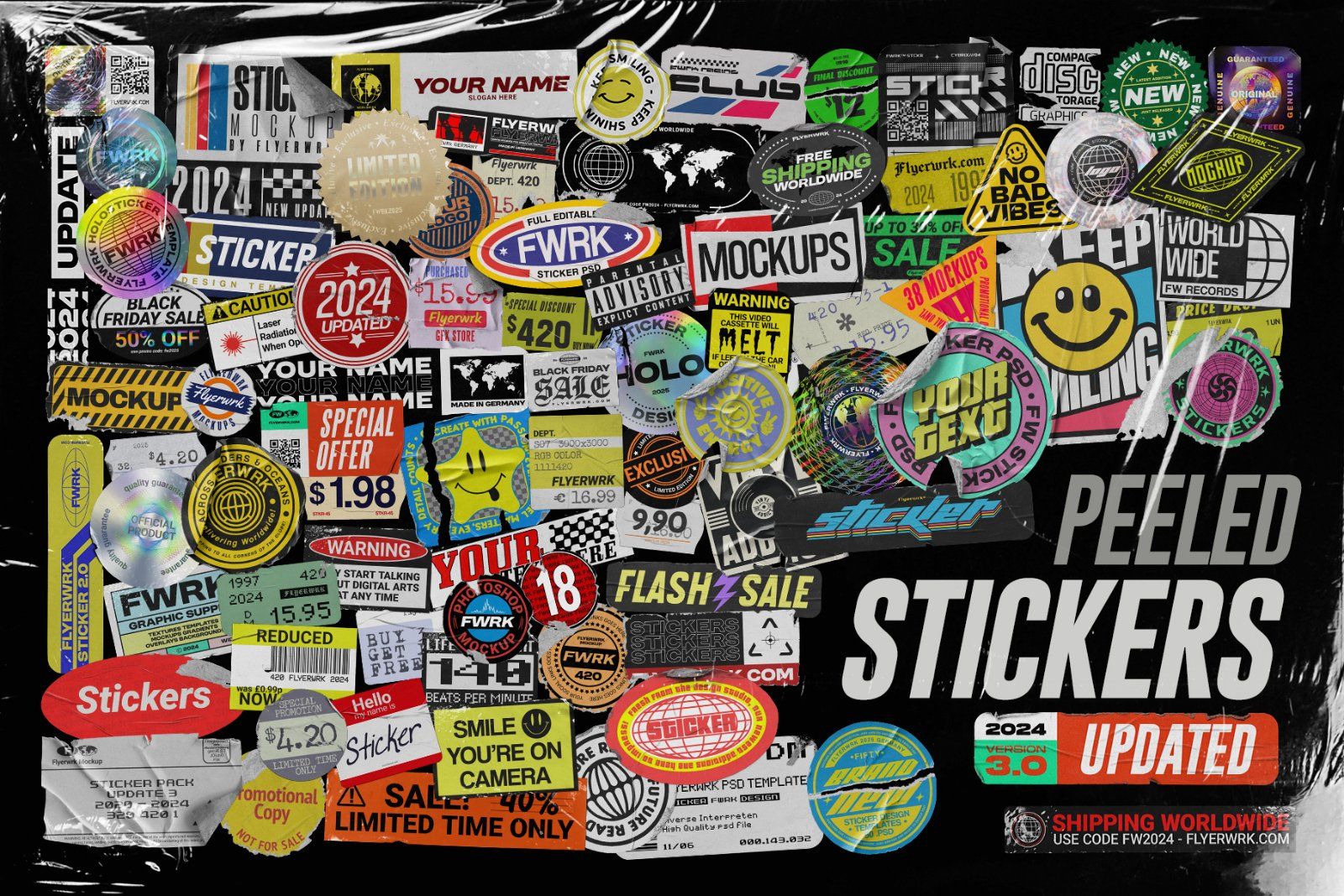 Peeled Paper Stickers — image 1