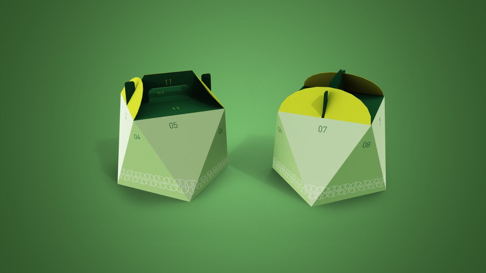Takeaway Food Box Mockup – 6 PSD Files, Food Packaging & Carry Box Mockup — image 4