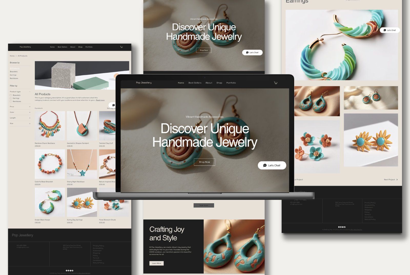 Jewelry Store Wix Website Template — image 2
