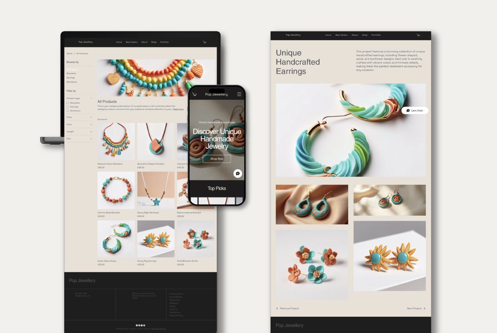 Jewelry Store Wix Website Template — image 4