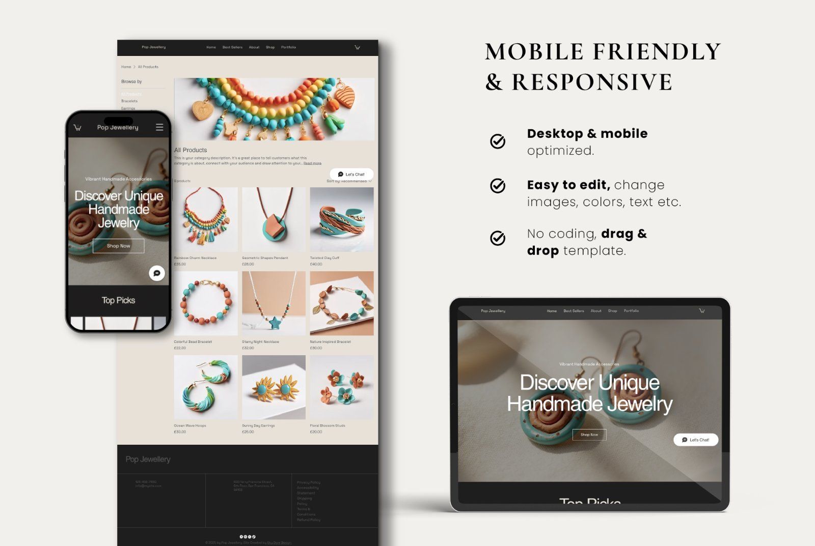 Jewelry Store Wix Website Template — image 7