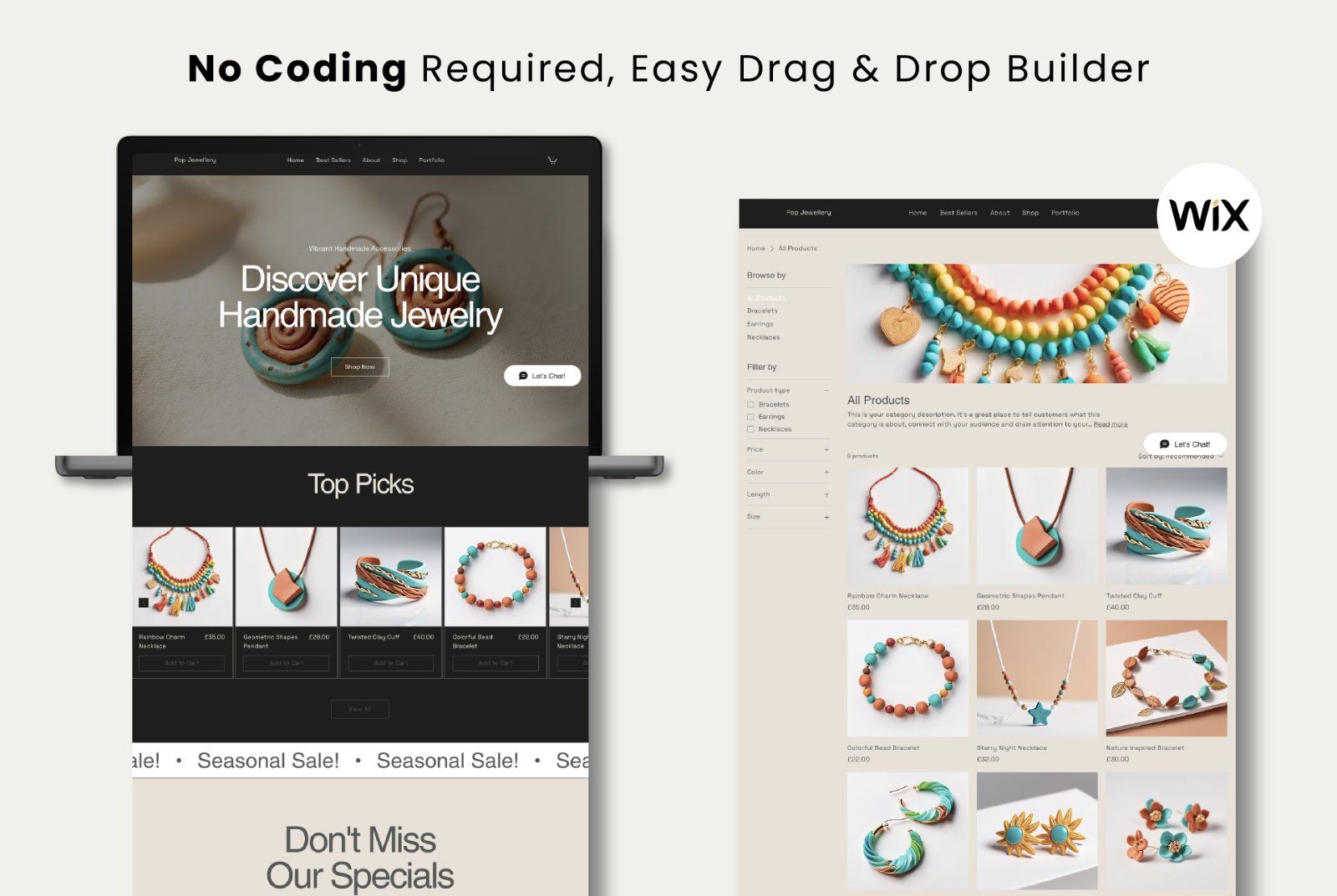Jewelry Store Wix Website Template — image 9