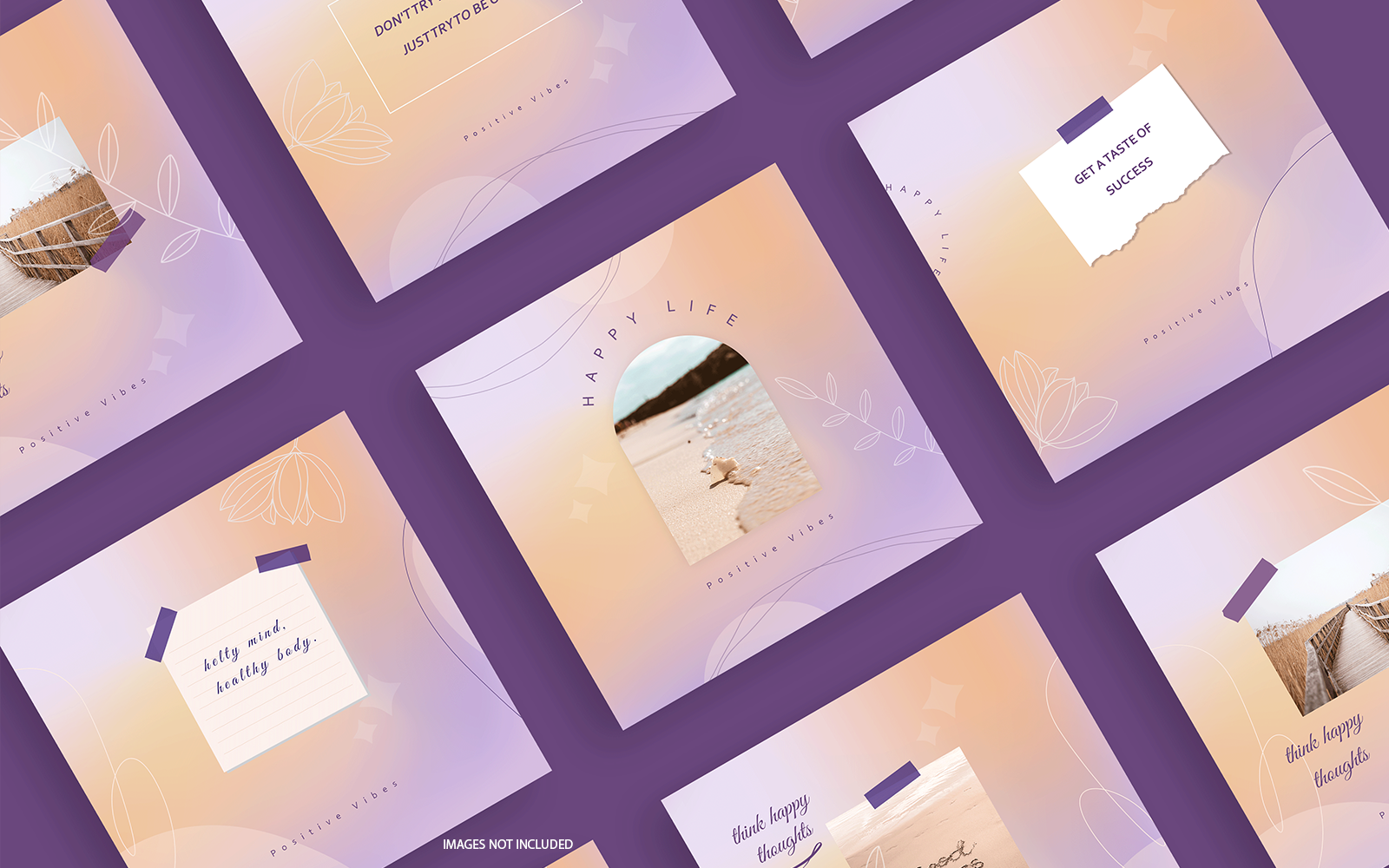 Positive Vibes-Social Media Design-071-22 — image 2