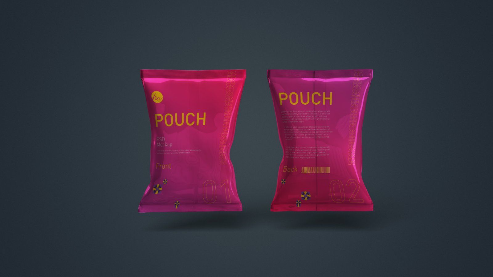 Snack Pouch Packaging Mockup - 5 PSD — image 5