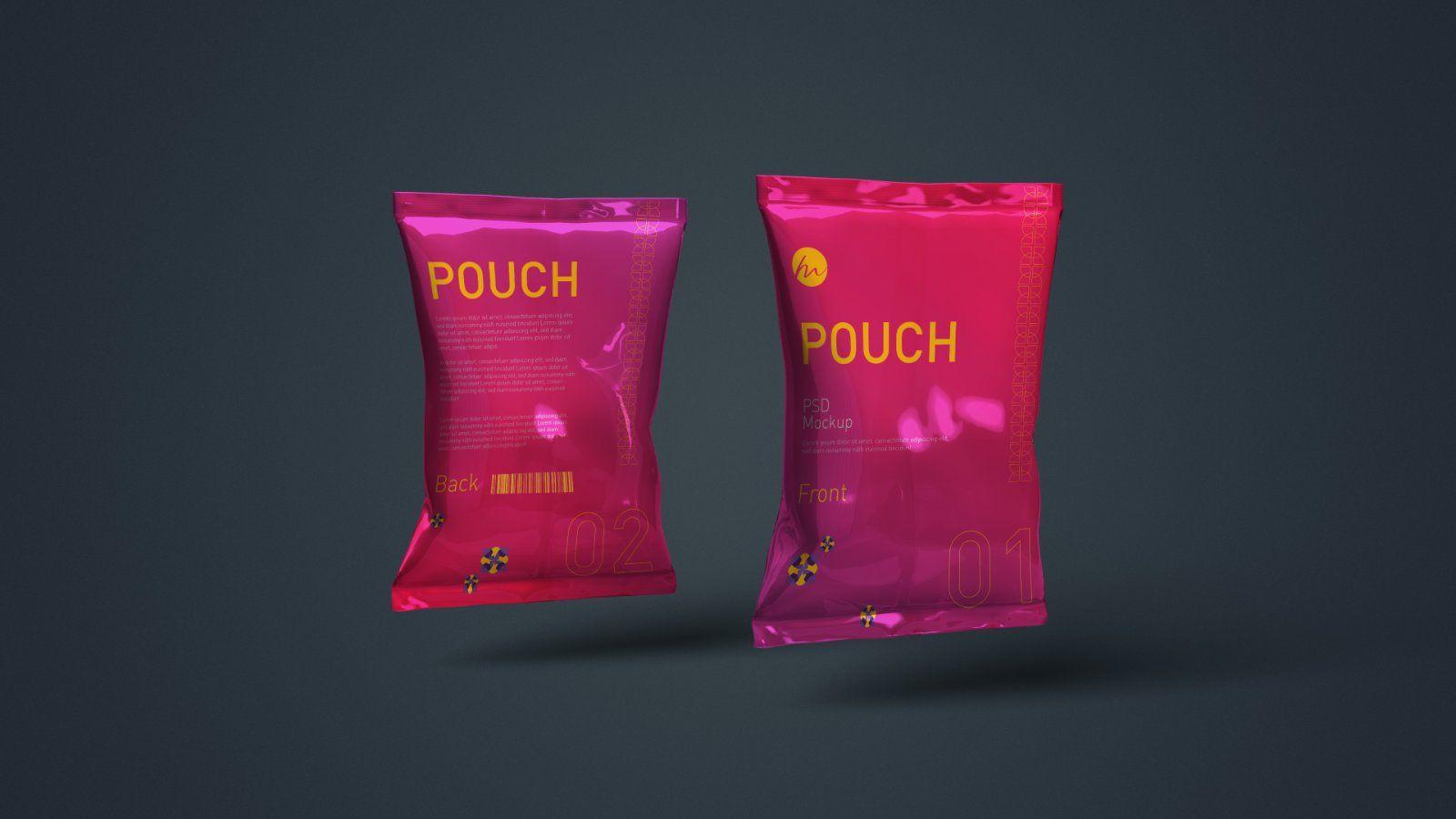 Snack Pouch Packaging Mockup - 5 PSD — image 6