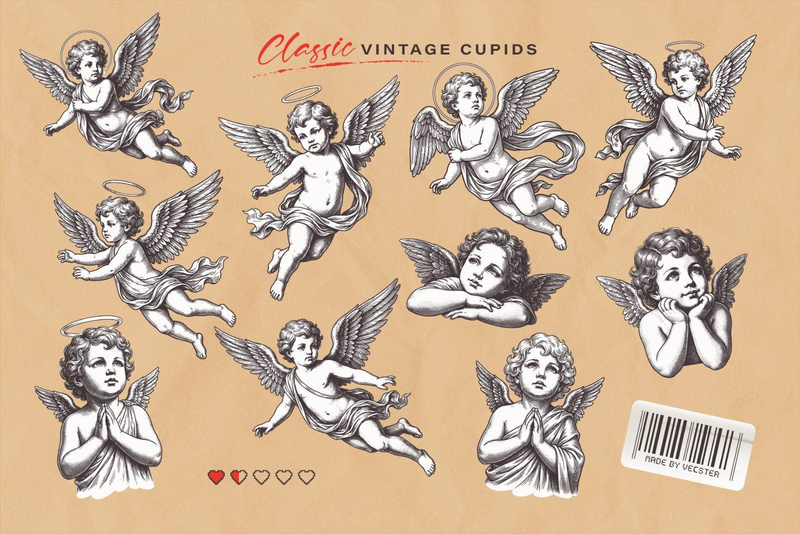 Classic & Modern Vector Cupids — image 2