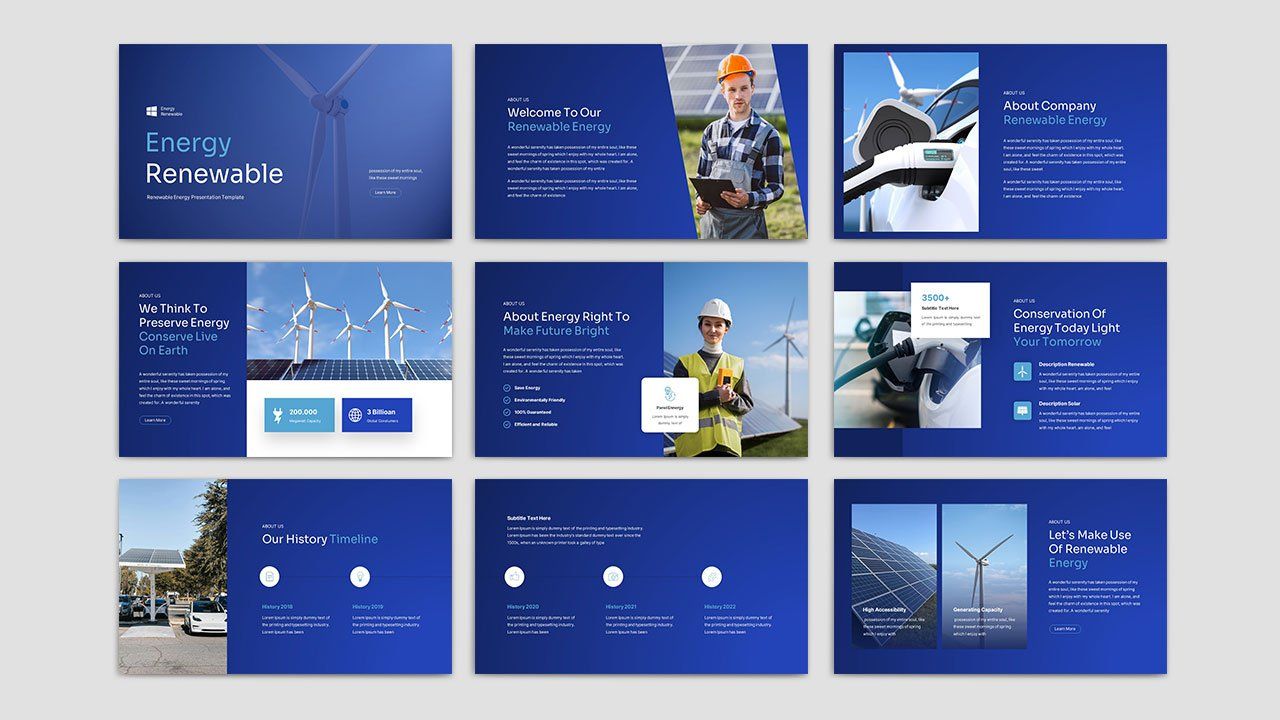 Renewable Energy PowerPoint Template — image 2