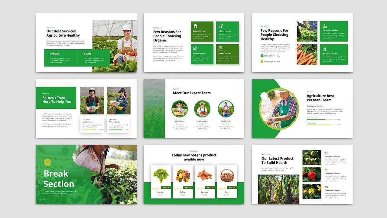 Argofresh - Agriculture PowerPoint Presentation Template — image 3