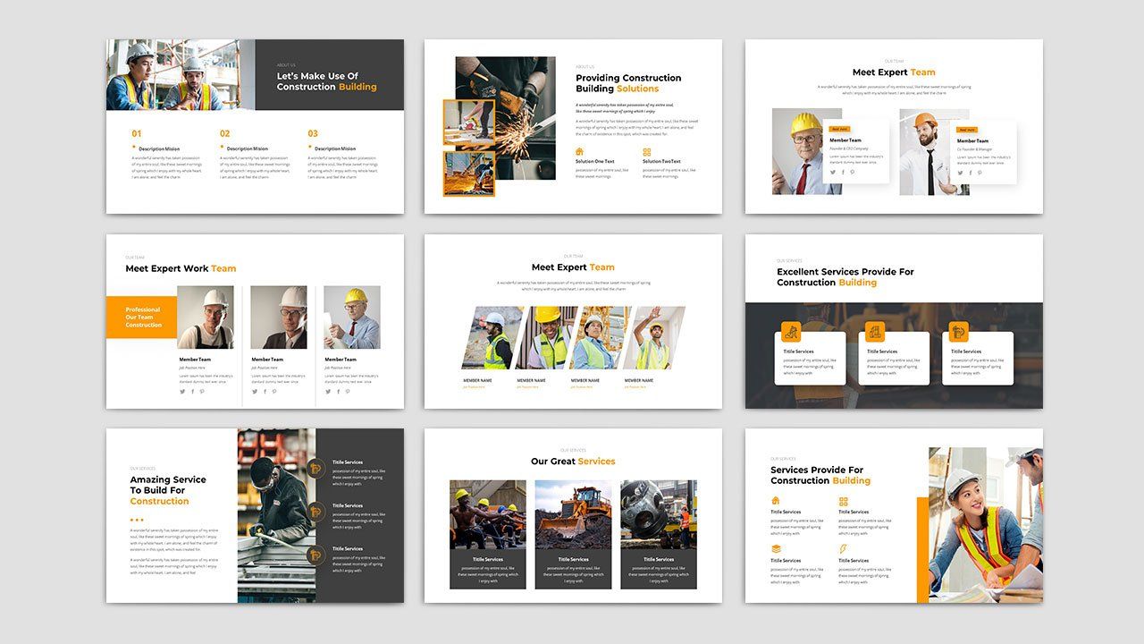 Cortenza - Construction PowerPoint Presentation Template — image 3