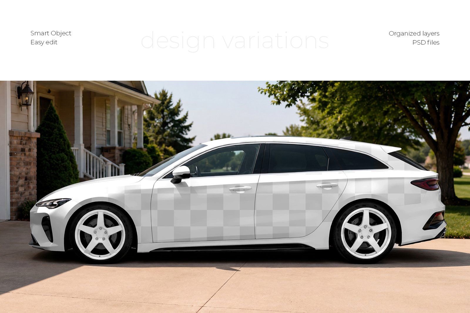 Station Wagon Mockup Set — image 2