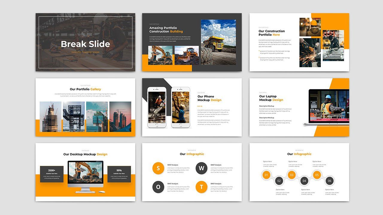 Cortenza - Construction PowerPoint Presentation Template — image 4