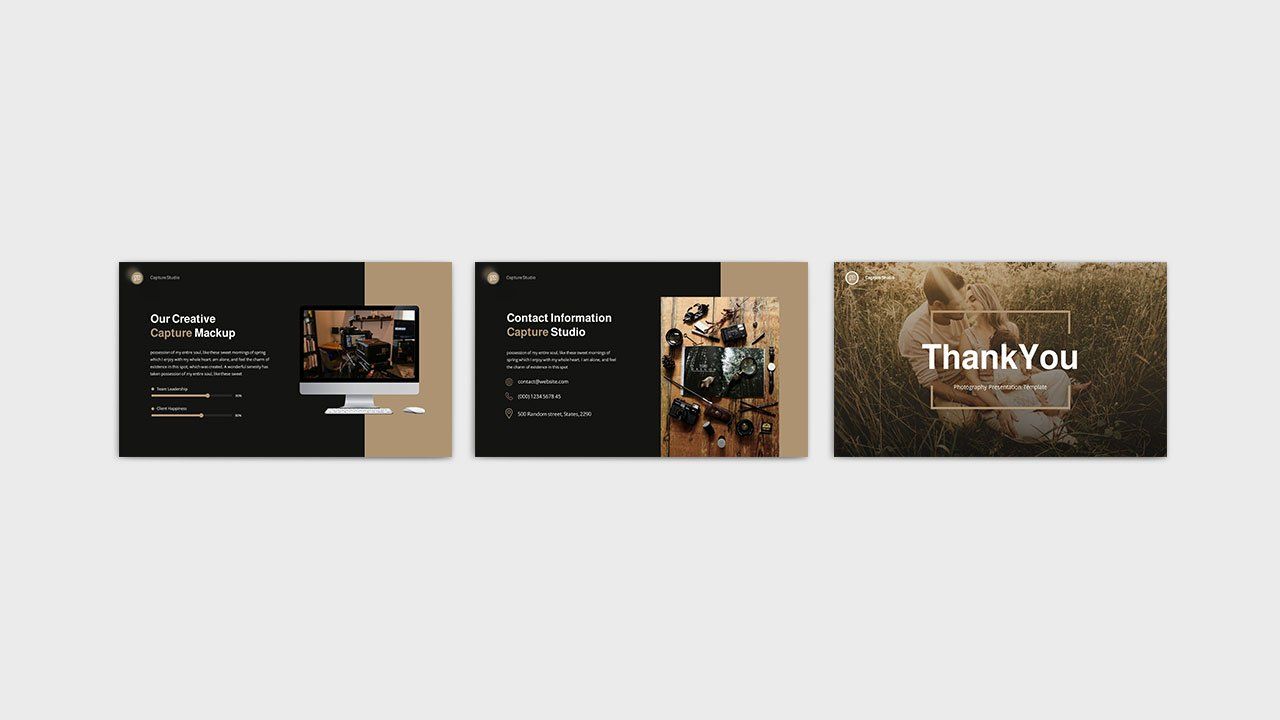 Capture - Photography PowerPoint Template — image 5
