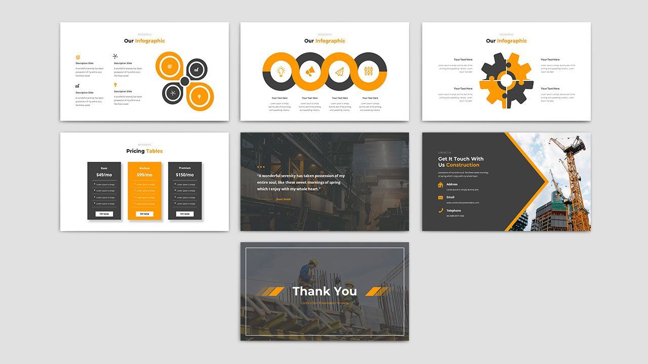 Cortenza - Construction PowerPoint Presentation Template — image 5