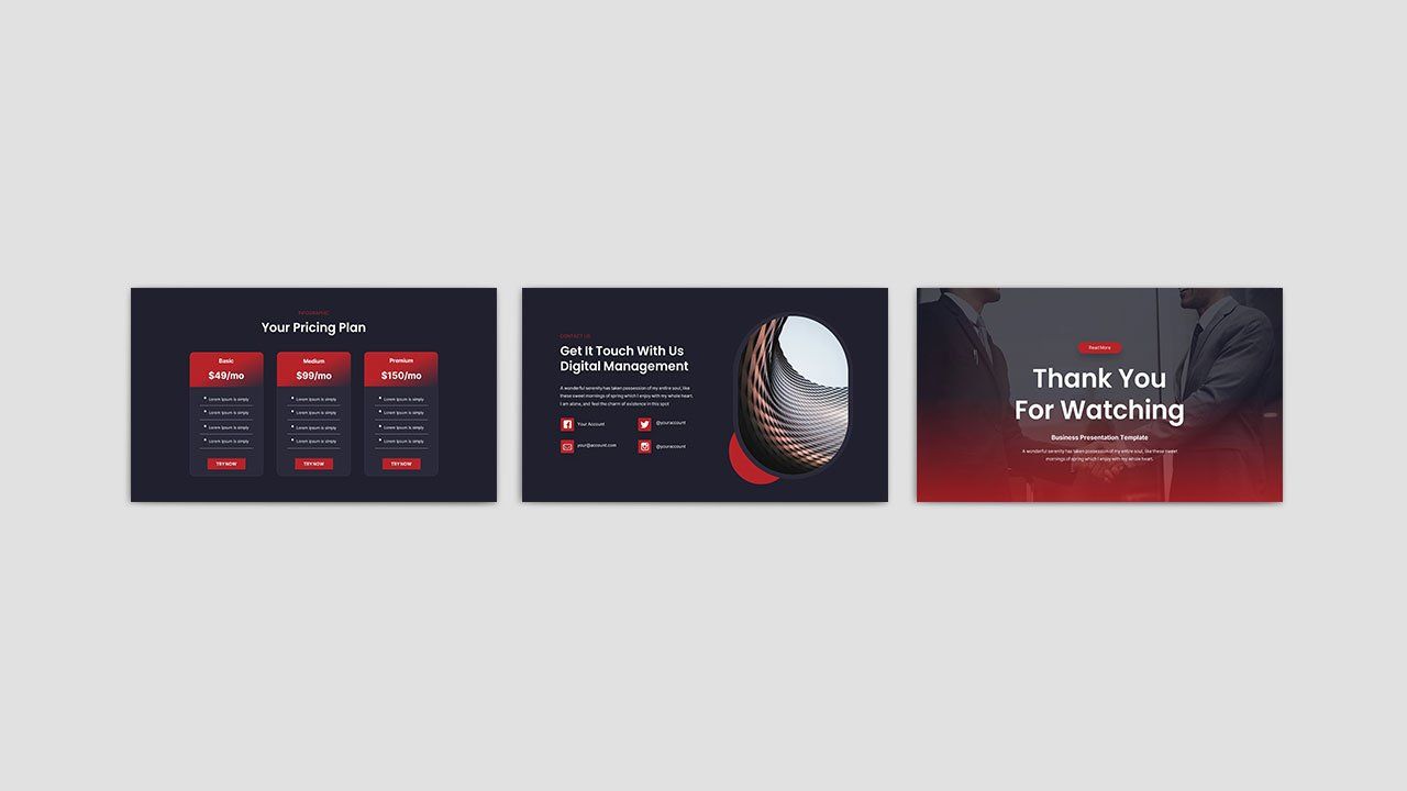 Digital Management - Business PowerPoint Template — image 5