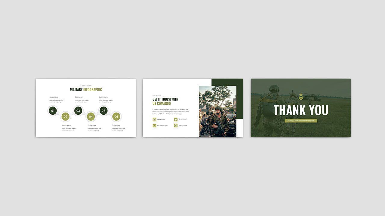 Comando - Military and Army Powerpoint Template — image 5