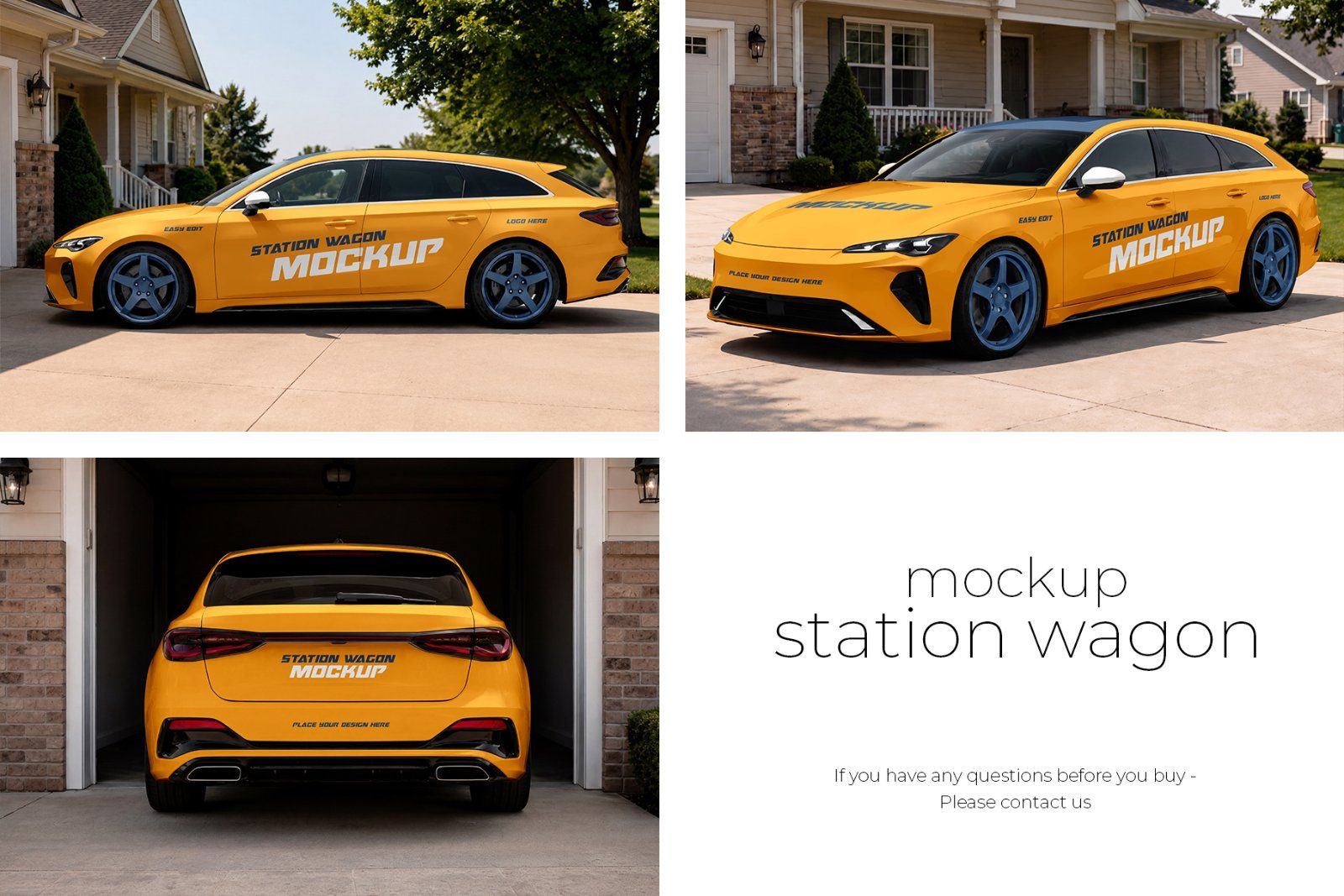 Station Wagon Mockup Set — image 5