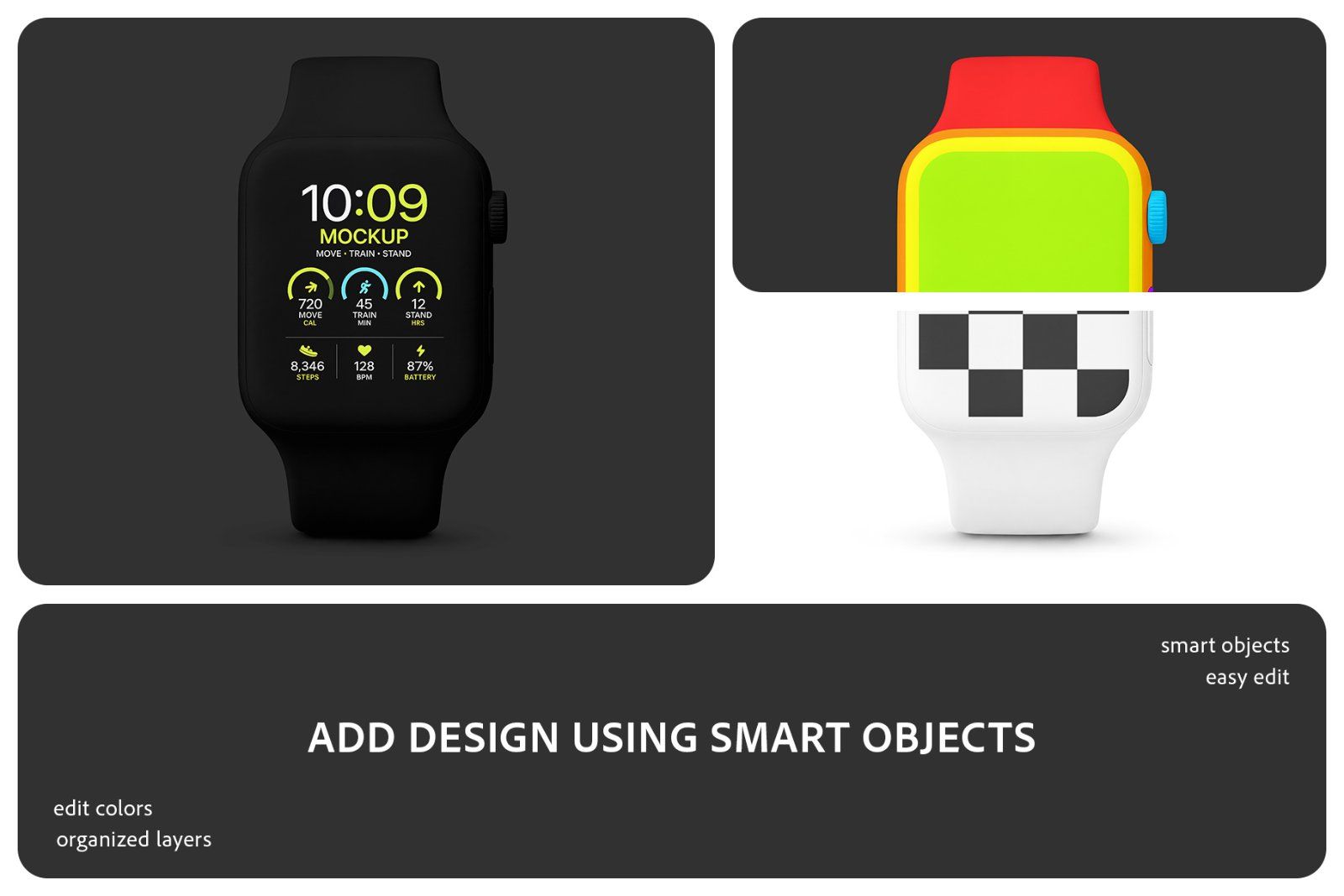 Clay Apple Watch Mockup Set — image 2