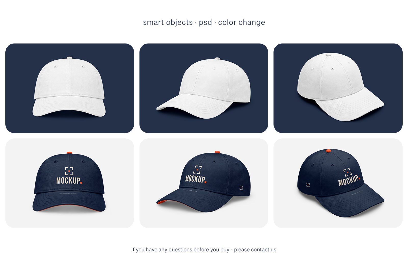 Baseball Cap Mockup Set — image 4