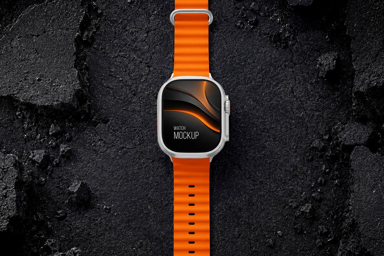 Apple Watch Ultra 2 Style Rugged Smartwatch Mockup Set — image 2