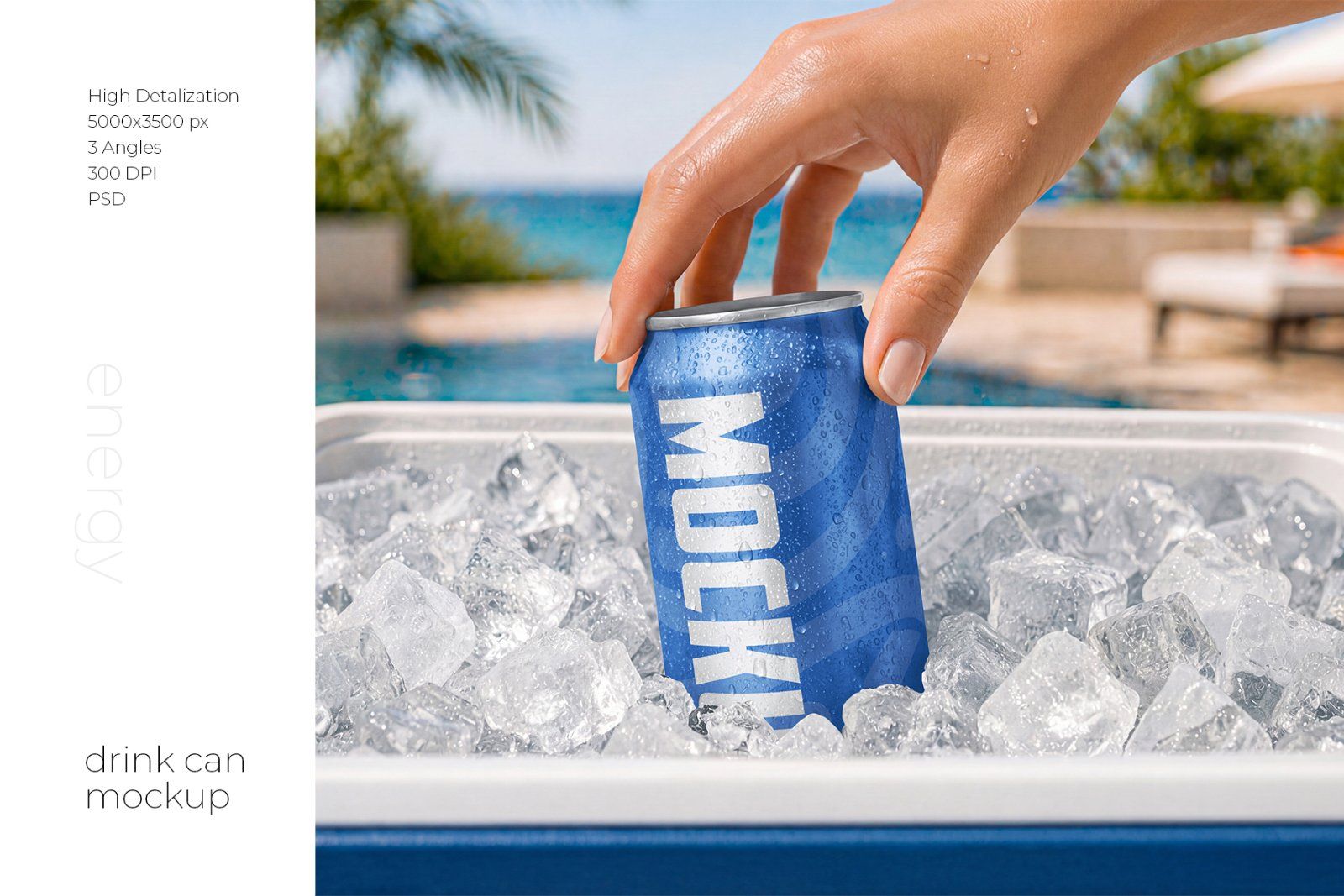 Energy Drink Can Mockup Set — image 1