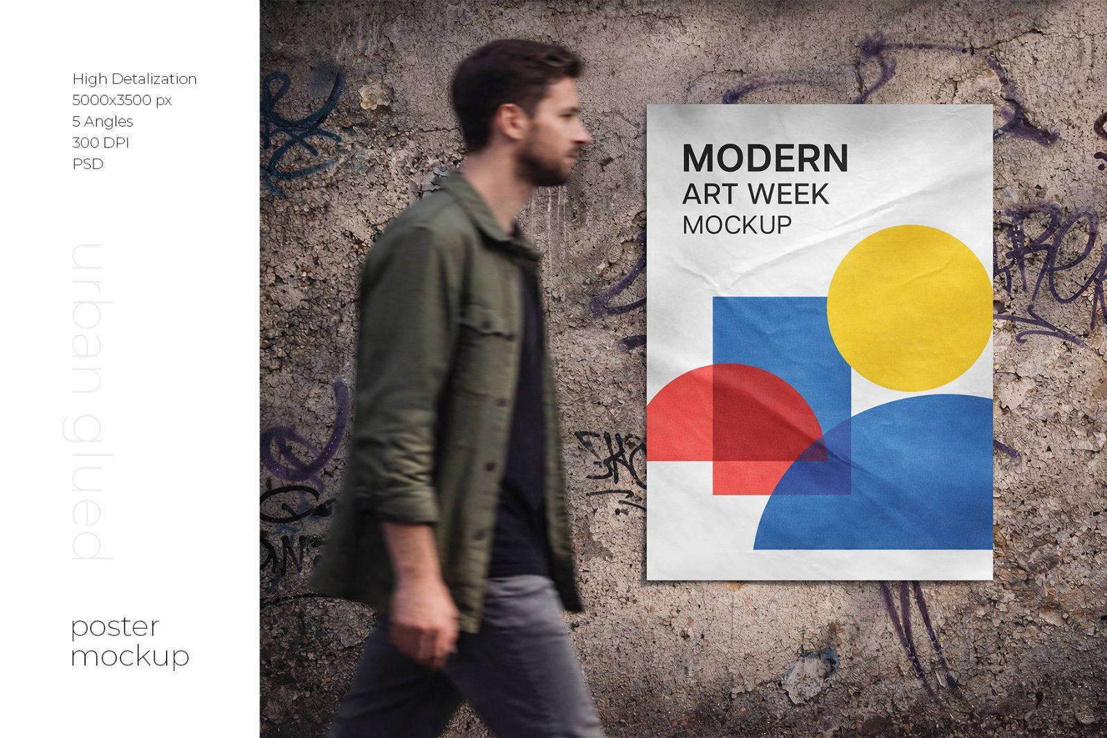 Urban Glued Poster Mockup Set — image 1