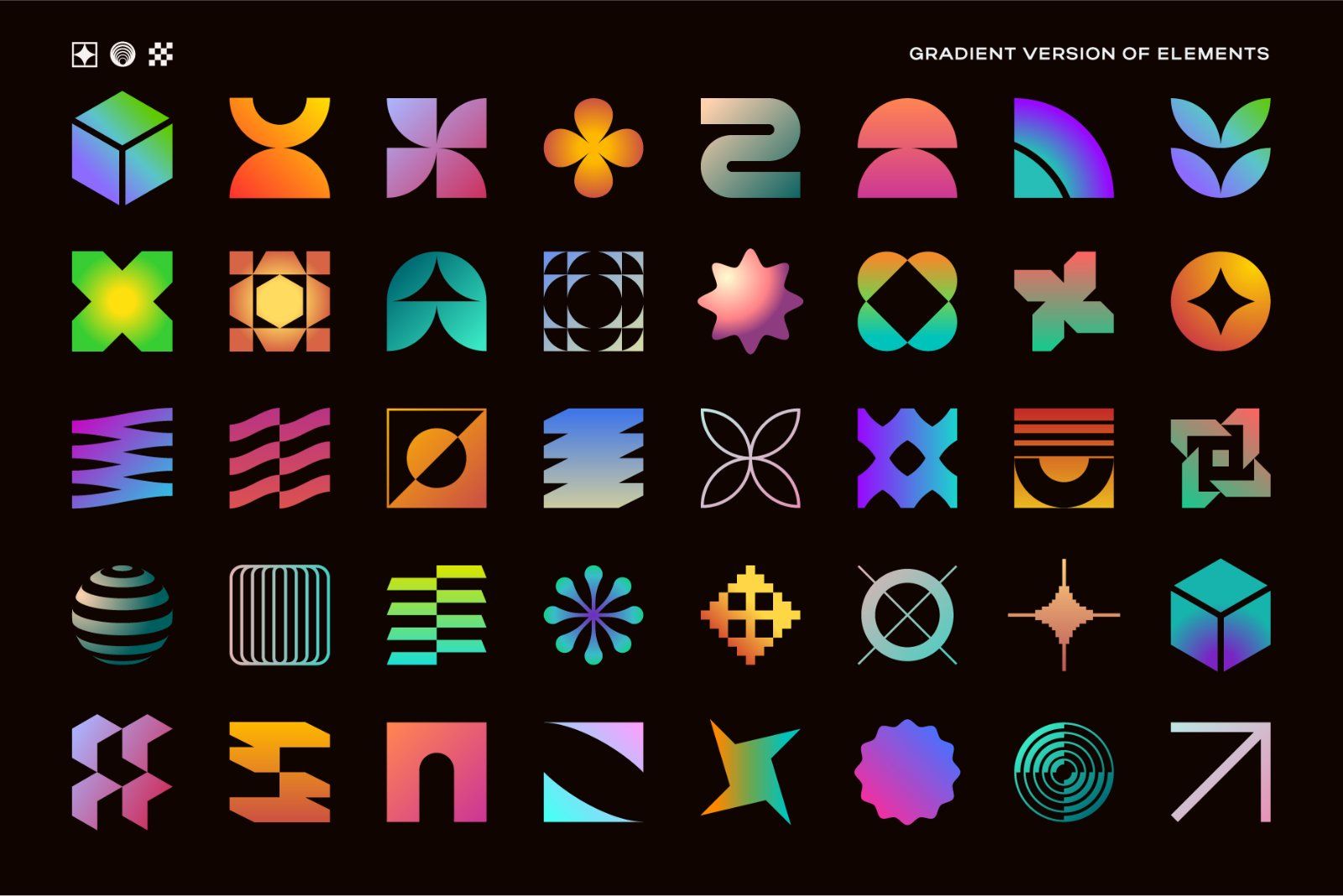 275 Modern Geometric Vector Elements — image 11