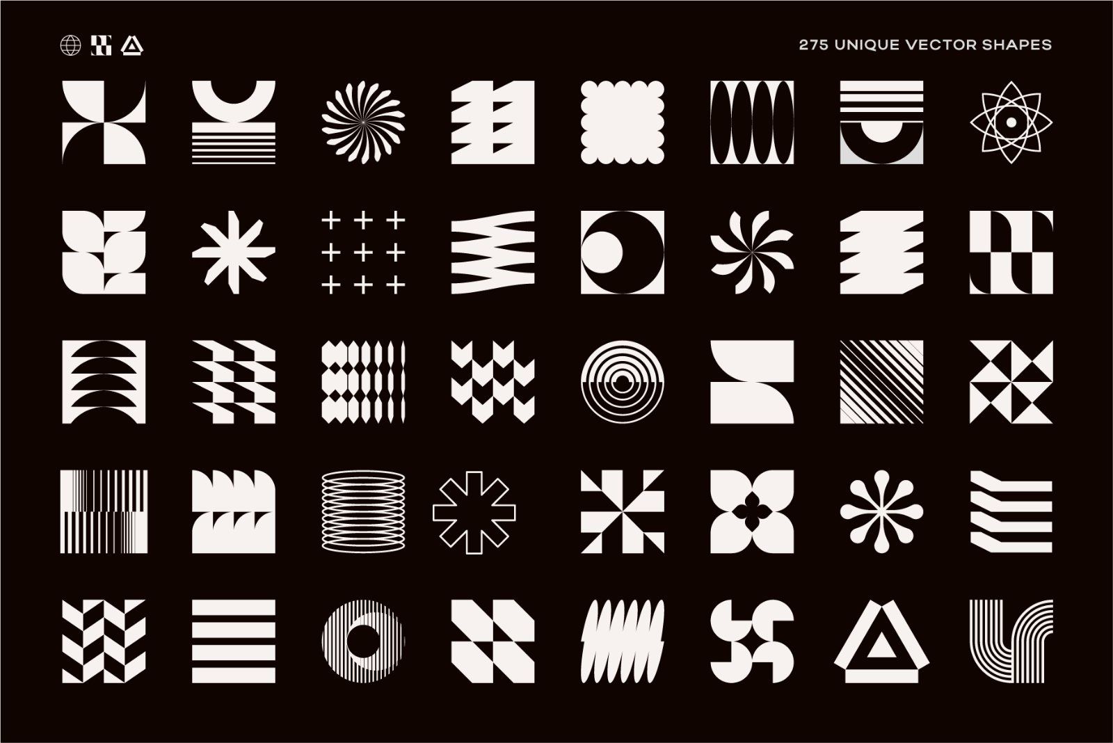 275 Modern Geometric Vector Elements — image 14