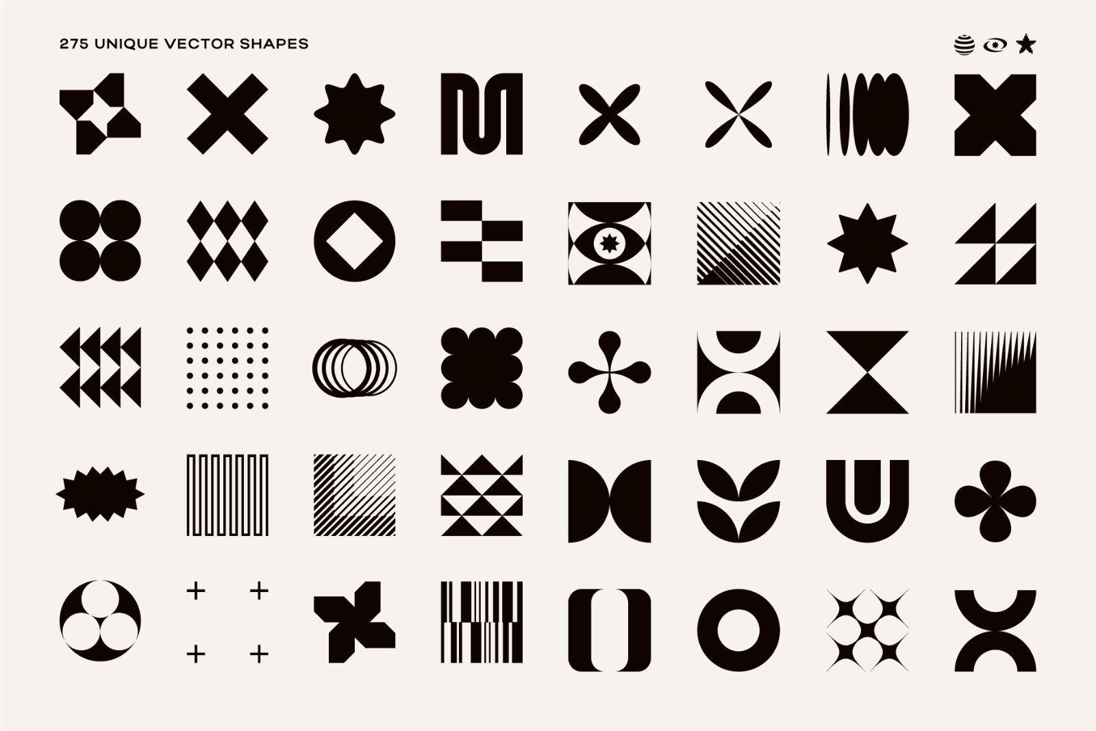 275 Modern Geometric Vector Elements — image 17