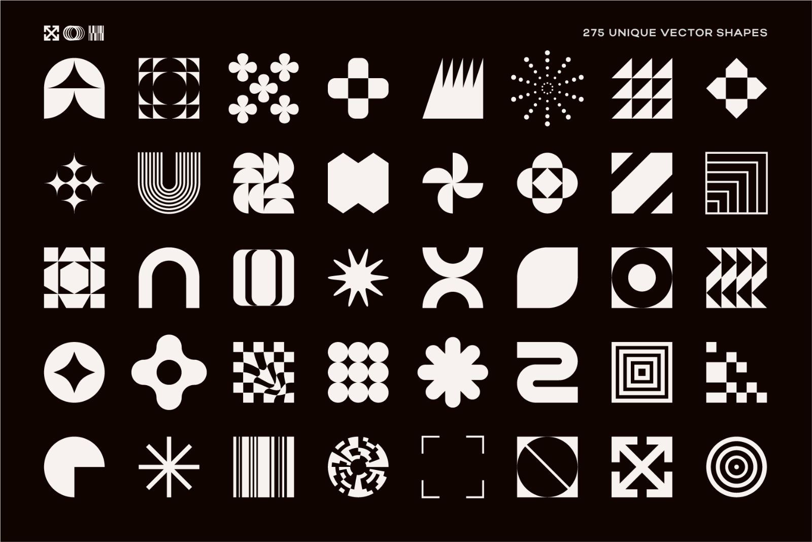 275 Modern Geometric Vector Elements — image 3